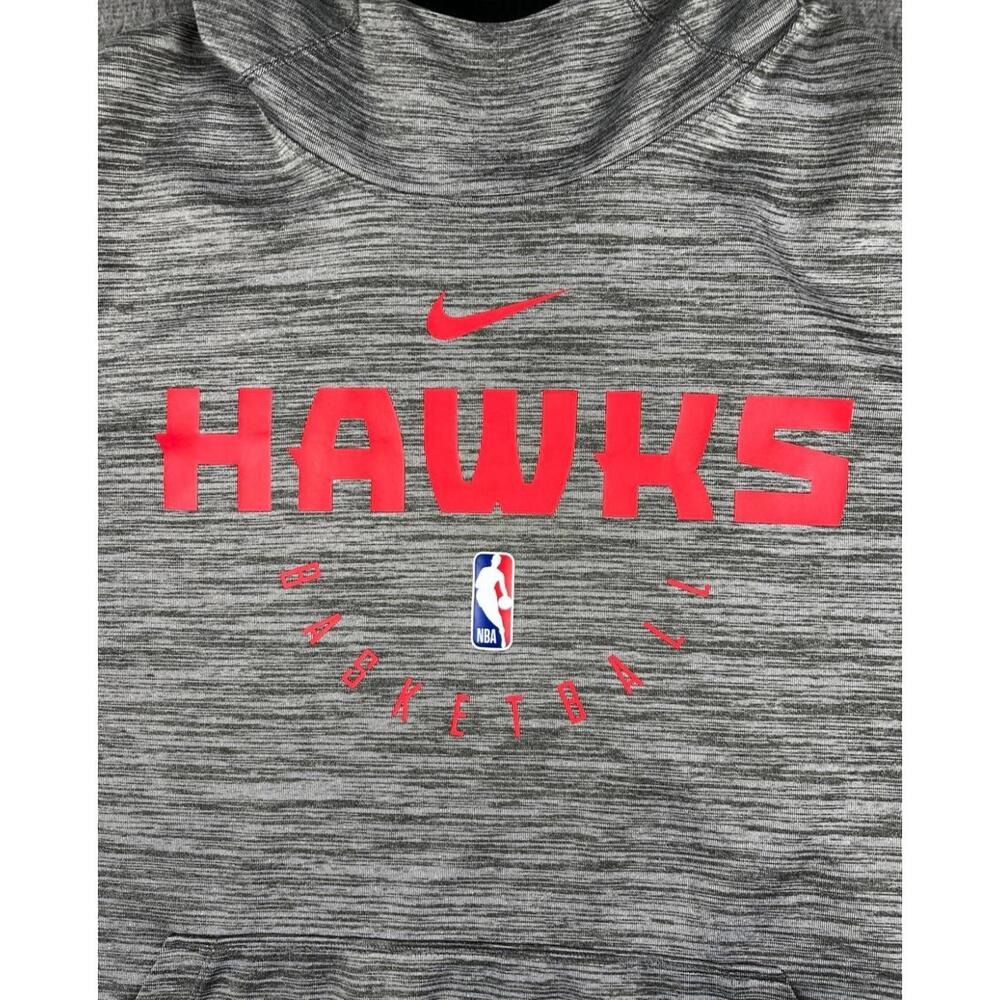 Atlanta Hawks Hoodie Mens XL NBA Basketball Dri Fit Pullover Nike Sweatshirt - Picture 4 of 7